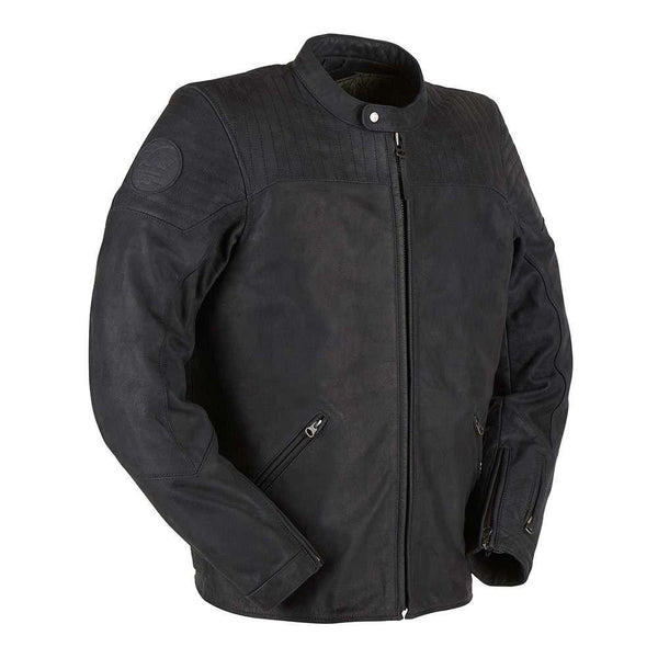 FURYGAN CLINT LEATHER JACKET - BLACK