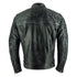 RICHA DAYTONA 60S LEATHER JACKET - WASHED BLACK