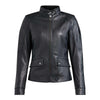 BELSTAFF FAIRING LADIES LEATHER JACKET - BLACK