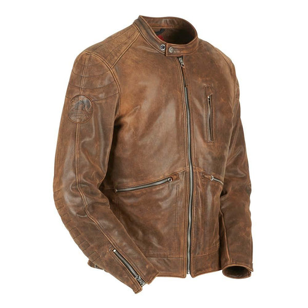 FURYGAN COBURN LEATHER JACKET - RUSTED