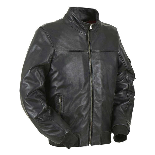 FURYGAN FREDDY LEATHER JACKET - BLACK