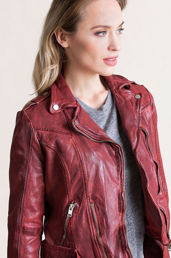 Adele Reversible Italian Lambskin Suede Jacket