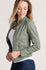 Madison Washed Lambskin Leather Moto Jacket