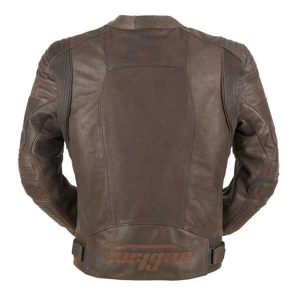 FURYGAN STUART LEATHER JACKET - BROWN