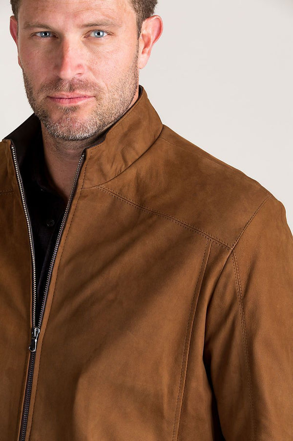 Larson Italian Lambskin Leather Jacket