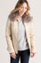 Faye Italian Lambskin Leather Jacket with Detachable Fox Fur Collar