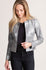 Madeline Cropped Lambskin Leather Jacket