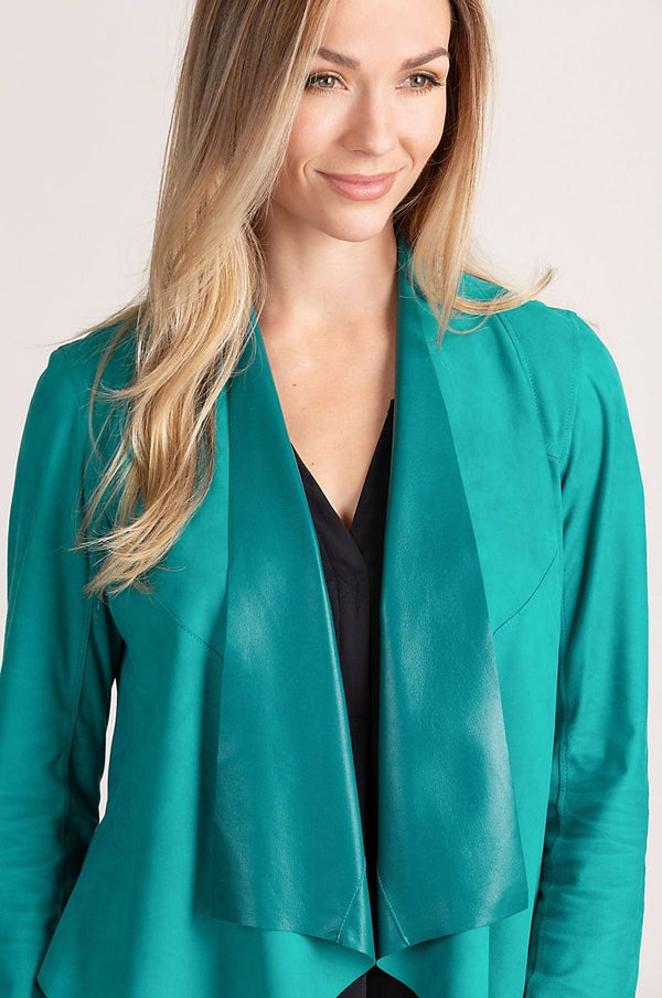 Arabella Reversible Goatskin Suede Leather Jacket