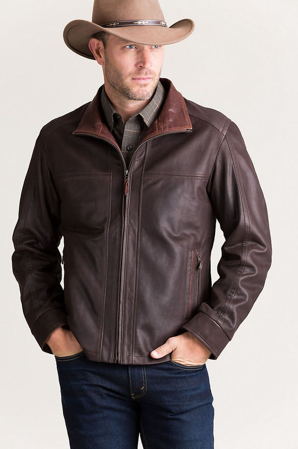 Barcelona Lambskin Leather Jacket