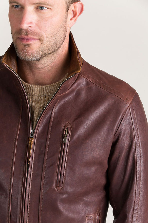 Conor Lambskin Leather Jacket