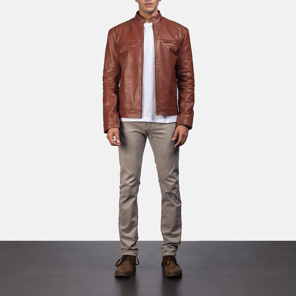 Chang Tan Leather Biker Jacket