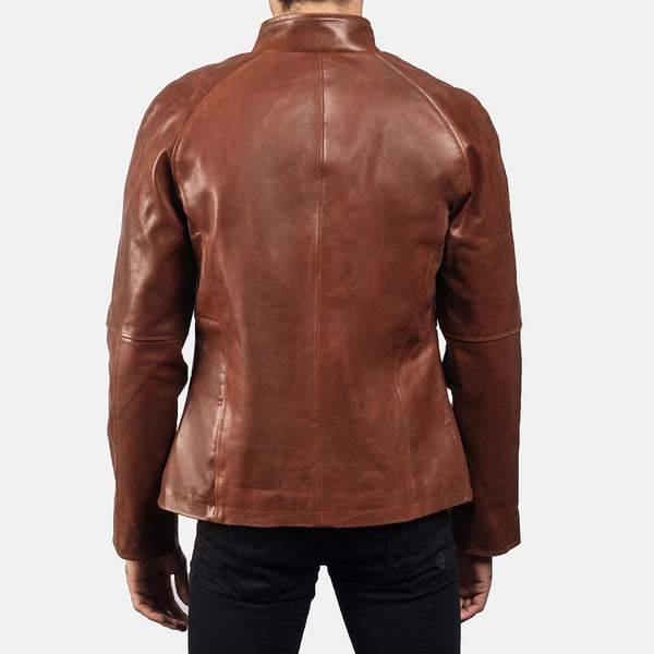 Wilding Brown Leather Jacket