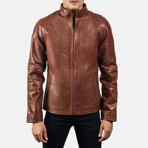 Wilding Brown Leather Jacket