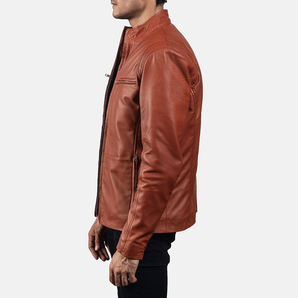 Wilding Brown Leather Jacket