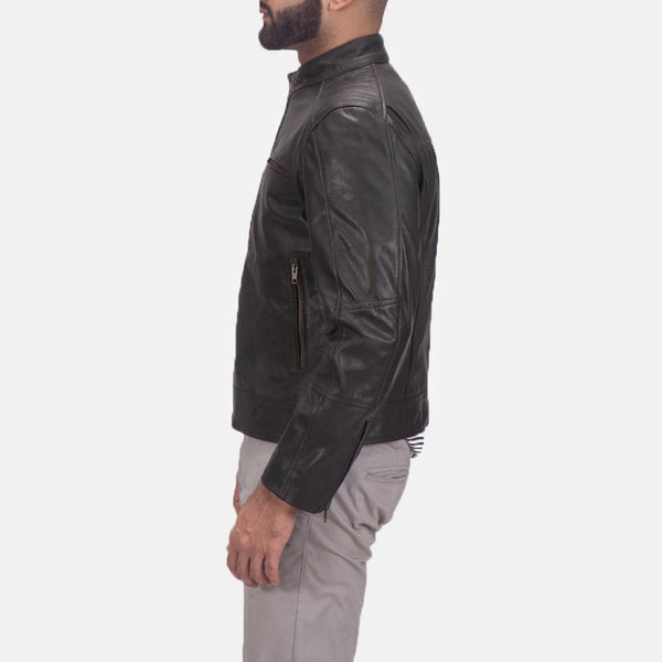 Sonny Brown Leather Biker Jacket