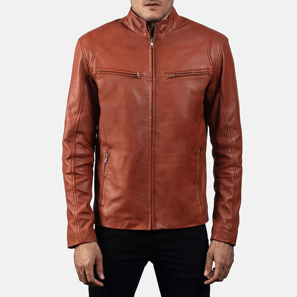 Wilding Brown Leather Jacket