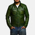 Krypton Green Leather Jacket