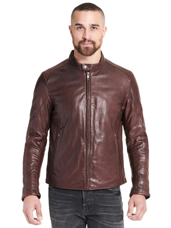 Vintage Moto Inspired Leather Jacket