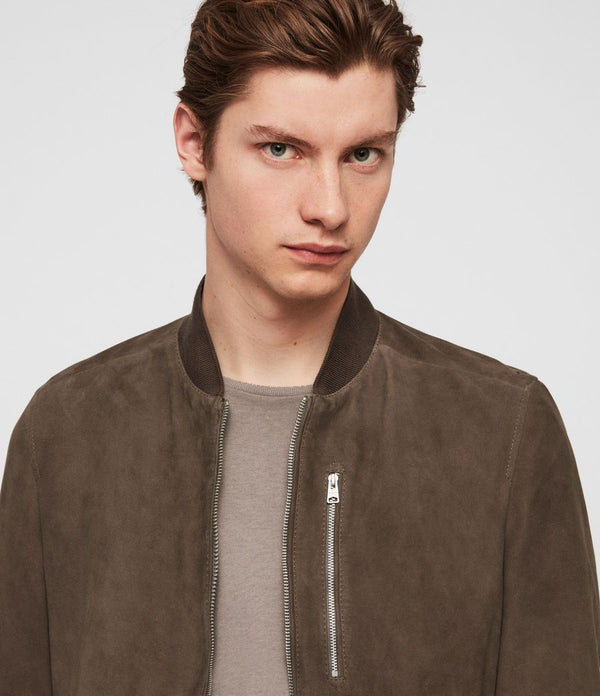 Kemble Suede Bomber Jacket