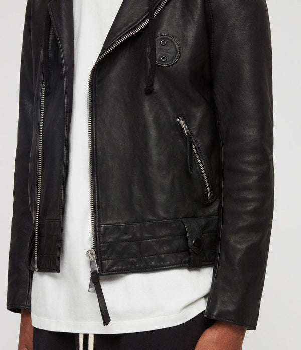 Woodley Leather Biker Jacket