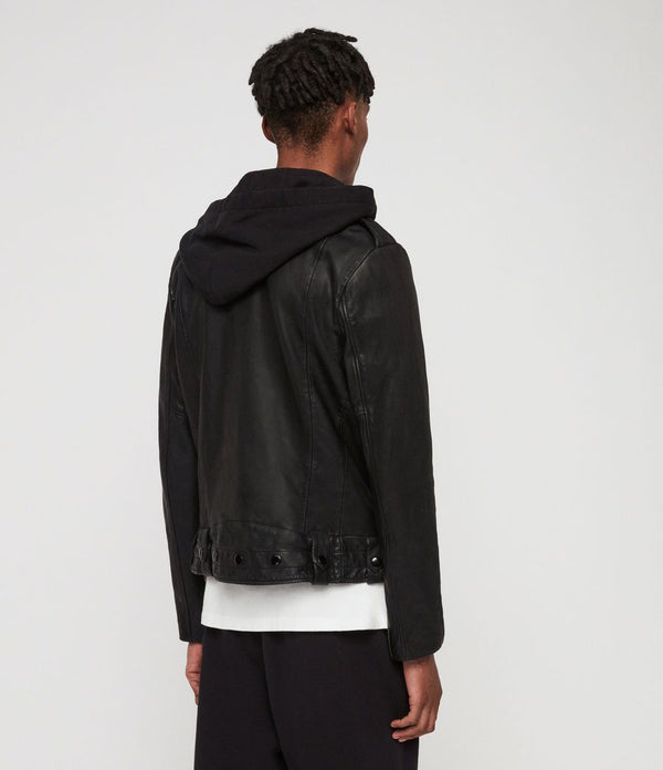 Woodley Leather Biker Jacket