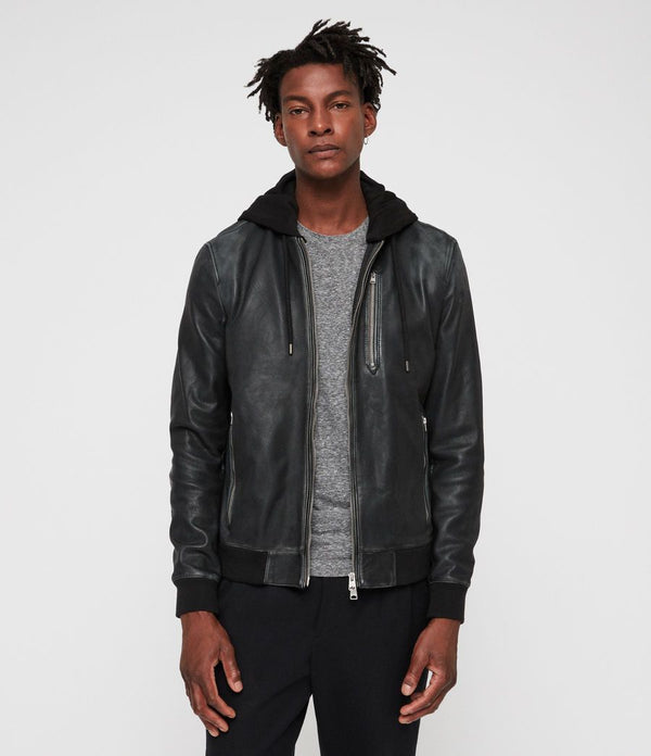 Abbot Leather Bomber Jacket