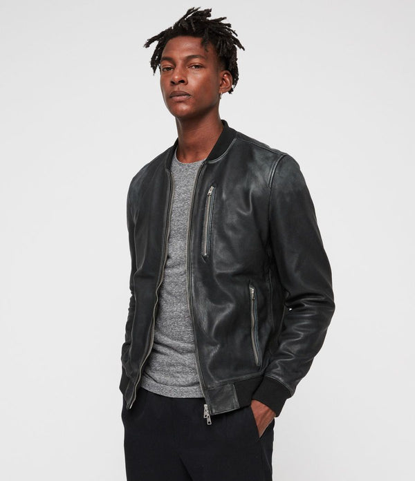 Abbot Leather Bomber Jacket