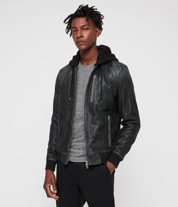 Abbot Leather Bomber Jacket