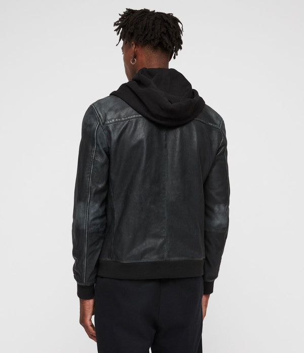 Abbot Leather Bomber Jacket