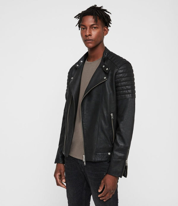 Jasper Leather Biker Jacket