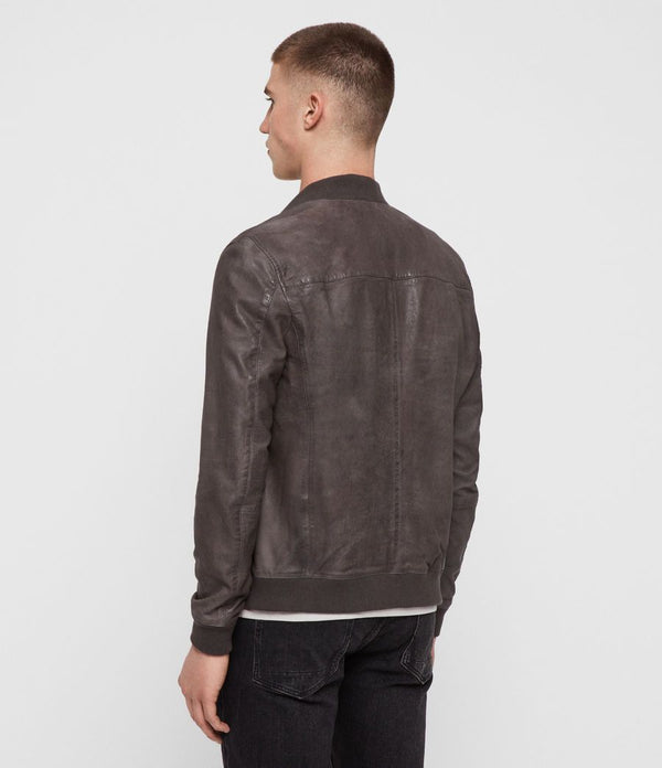 Kino Leather Bomber Jacket