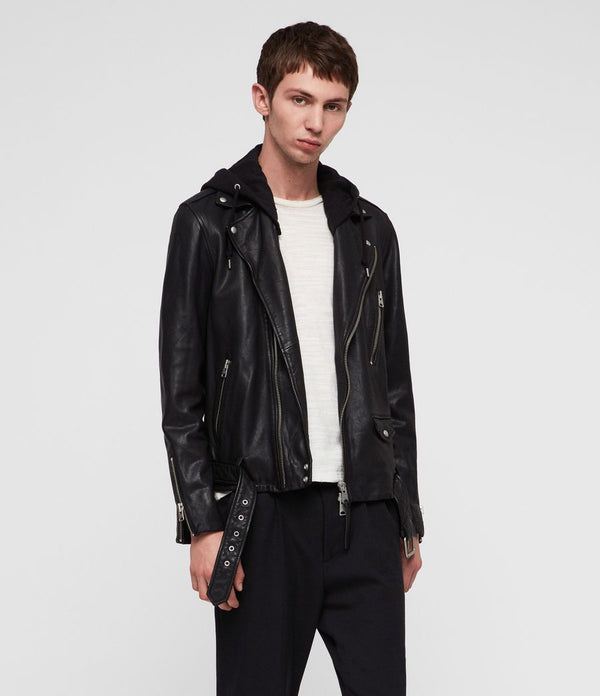 Renzo Leather Biker Jacket