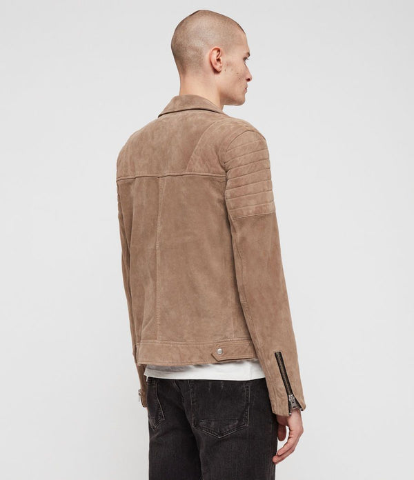 Leo Suede Biker Jacket