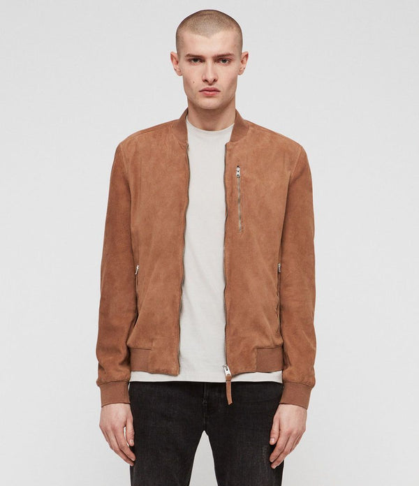 Kemble Suede Bomber Jacket