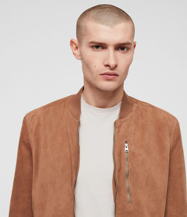 Kemble Suede Bomber Jacket