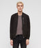 Stones Leather Bomber Jacket