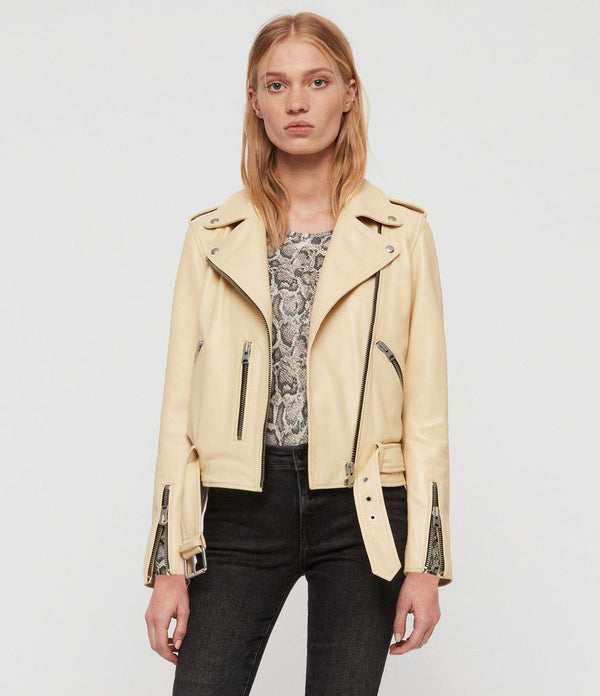 Balfern Leather Biker Jacket