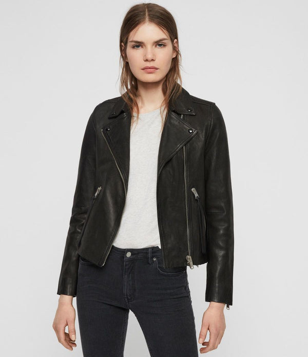 Dalby Leather Biker Jacket