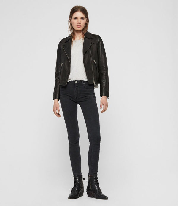 Dalby Leather Biker Jacket