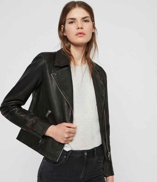 Dalby Leather Biker Jacket