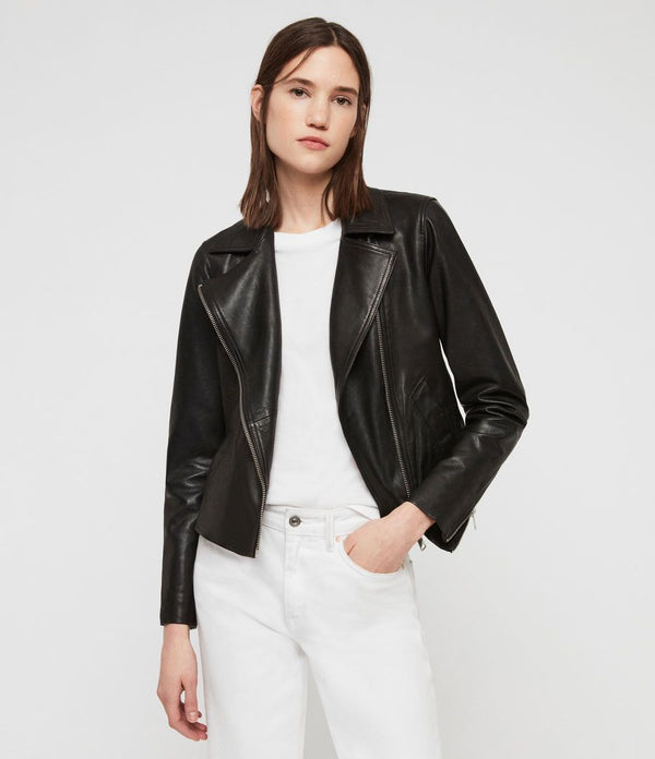 Vela Leather Biker Jacket