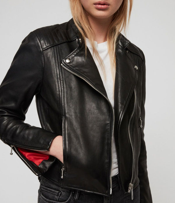 Bircham Leather Biker Jacket