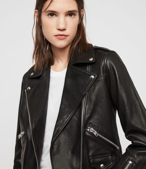 Estae Leather Biker Jacket