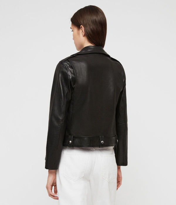 Estae Leather Biker Jacket