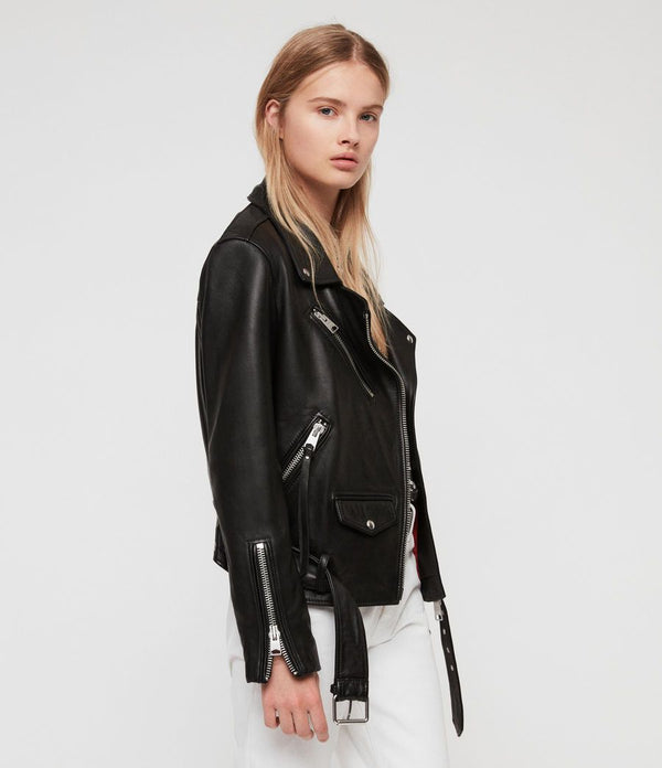 Billie Leather Biker Jacket