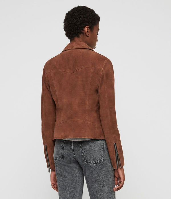 Suede Vela Biker Jacket