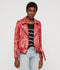 Balfern Tye Dye Leather Biker Jacket