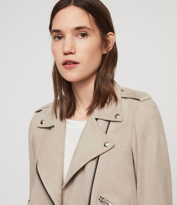 Suede Balfern Biker Jacket