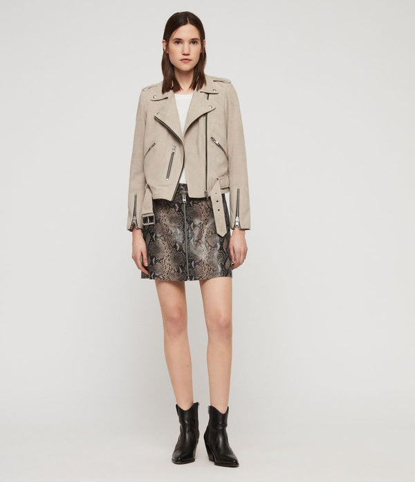 Suede Balfern Biker Jacket