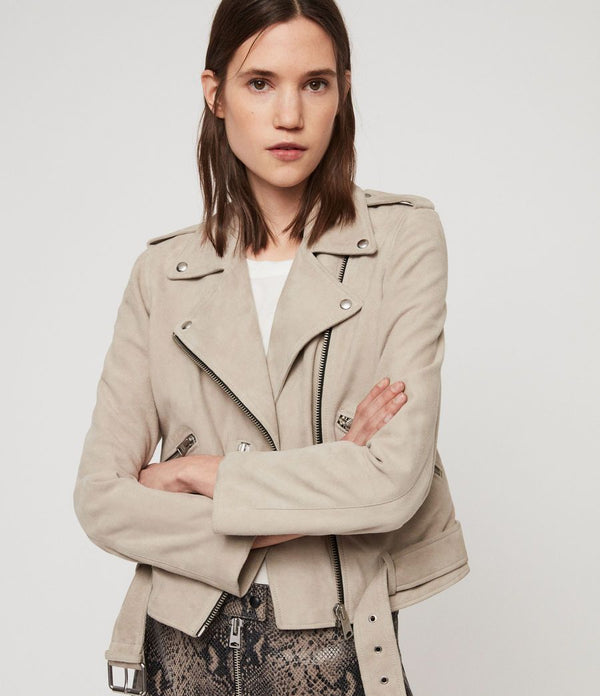 Suede Balfern Biker Jacket